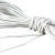 Elastična vrvica, Ø0.9 mm, bela, dolžina 3 m