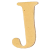 Kartonska črka, J, 40 x 1 mm