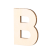 Lesena črka, B, 80 x 5 mm