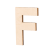 Lesena črka, F, 80 x 5 mm