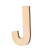 Lesena črka, J, 80 x 5 mm