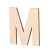 Lesena črka, M, 80 x 5 mm