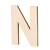 Lesena črka, N, 80 x 5 mm