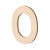 Lesena črka, O, 80 x 5 mm