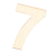 Lesena številka, 7, 40 x 2 mm