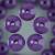 Lesene kroglice, Ø8 mm, svetlo lila, 80 kosov