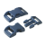 Plastična zaponka, 14 mm, modra, 1 kos