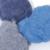 Prava ovčja volna za polstenje, 50 g, modri odtenki