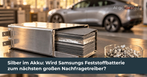 Silber im Akku: Wird Samsungs Feststoffbatterie zum nächsten großen Nachfragetreiber?