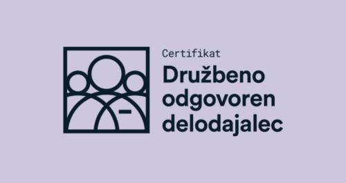 Elementum potrjuje napredni certifikat »Družbeno odgovoren delodajalec« za obdobje 2025–2026