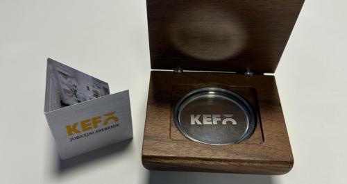 Jubilejni srebrnik za podjetje KEFO – simbol trajne vrednosti in hvaležnosti