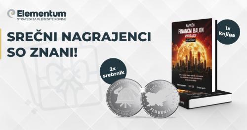 Znani so izžrebanci nagradne igre