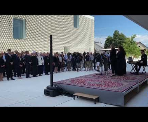 Evropski poslanec Matjaž Nemec (S&D/SD) na obeležitvi 27. obletnice genocida v Srebrenici