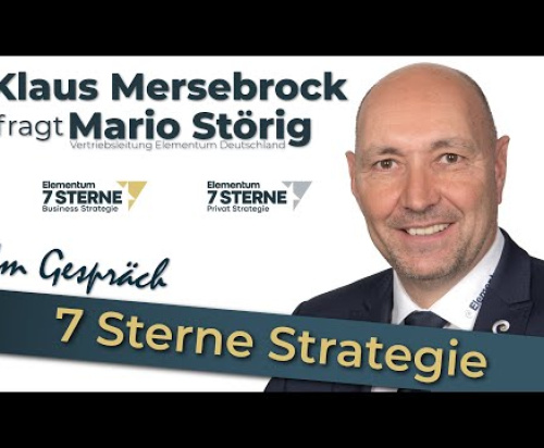 Elementum 7 Sterne Strategie ⭐⭐⭐⭐⭐⭐⭐ - Mario Störig im Gespräch