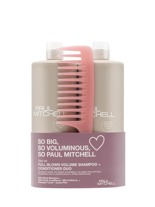 Komplet šampona i regeneratora za veći volumen kose + češalj