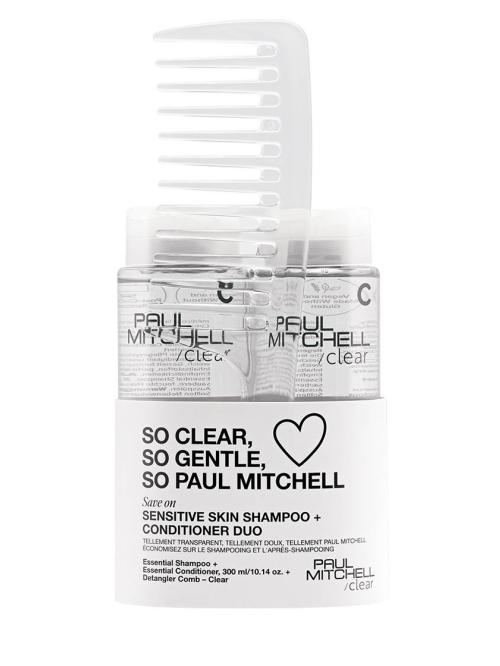 Komplet šampona i regeneratora za osjetljivo vlasište + češalj