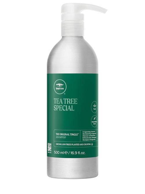 Aluminijska boca napunjena Tea Tree Special šamponom (za višekratnu upotrebu)