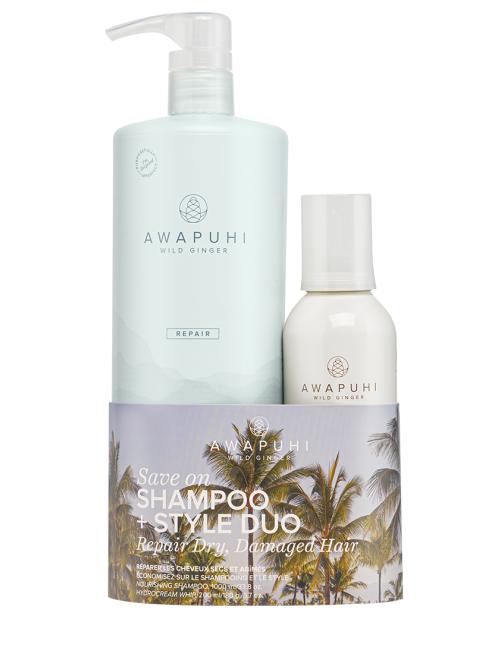 Komplet šampona za poškodovane lase in vlažilne kreme