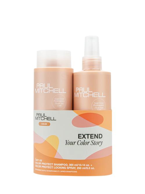 Komplet šampona in spreja za zaščito barve las