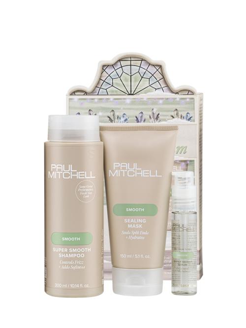 Komplet za glajenje in mehčanje las