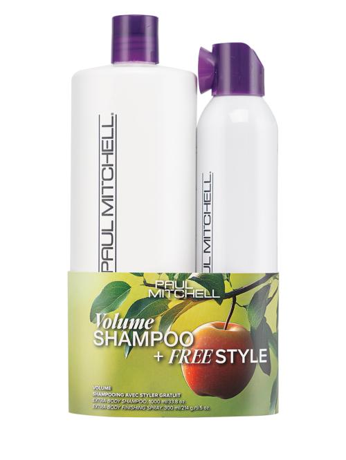 Komplet šampona in spreja za polnost in volumen las