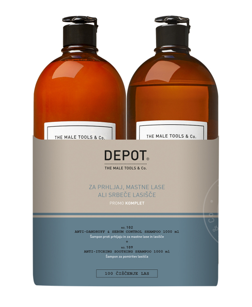 moški šampon proti prhljaju šampon za mastne