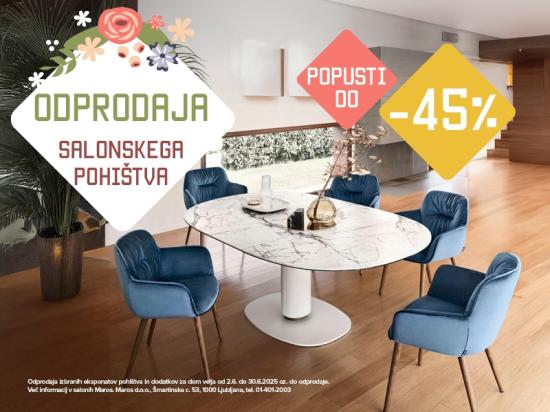 Salonska ODPRODAJA s popusti do 45%