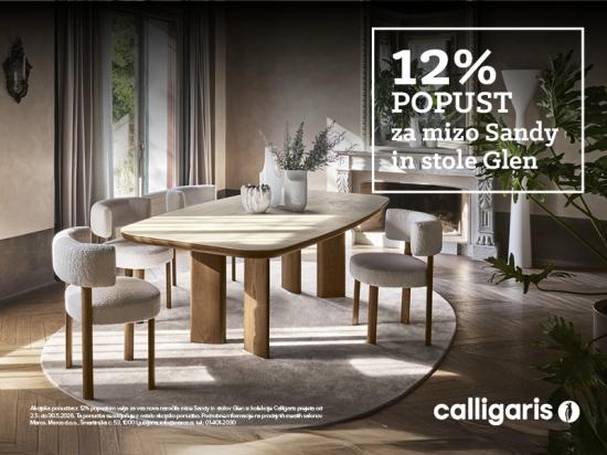 Set Calligaris 12% ugodneje