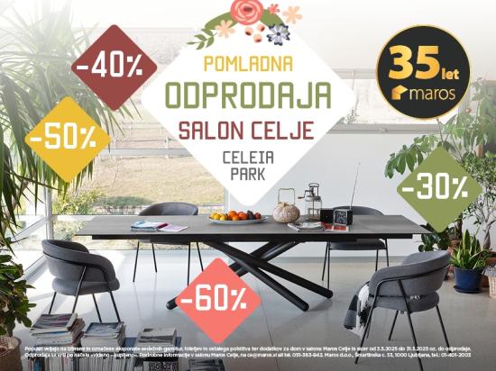 Velika odprodaja v Celju, popusti do 60%