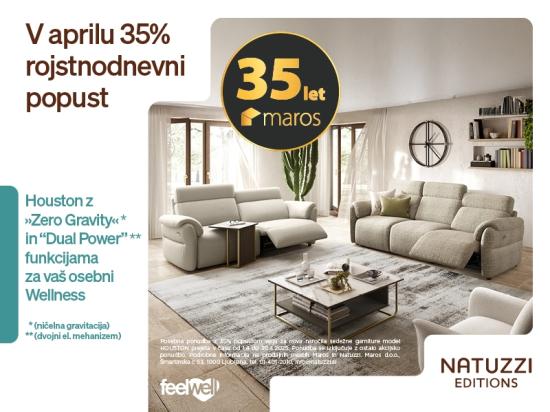 35% ROJSTNODNEVNI POPUST