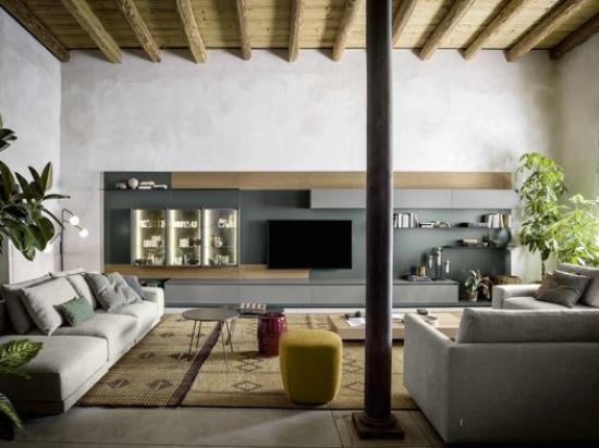 Dnevni regal  z knjižnimi policami by Novamobili - Maros