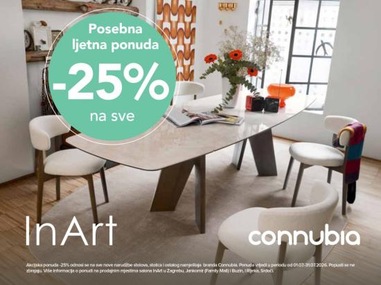 CONNUBIA -25% NA SVE!