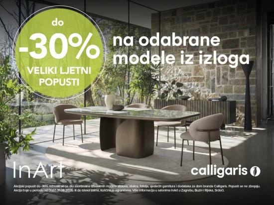 CALLIGARIS D0 -30% - VELIKI LJETNI POPUSTI MODELA IZ IZLOGA! 
