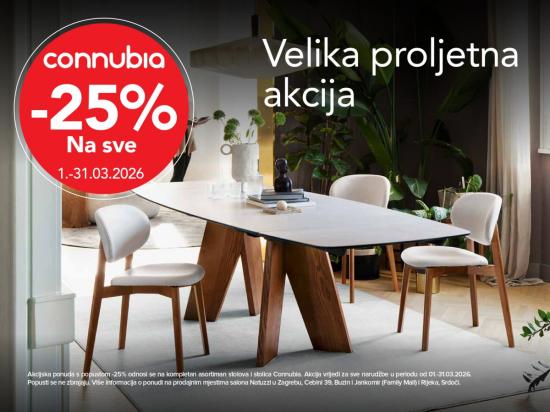 CONNUBIA -25% NA SVE!