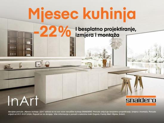 Mjesec kuhinja - SNAIDERO -22%!