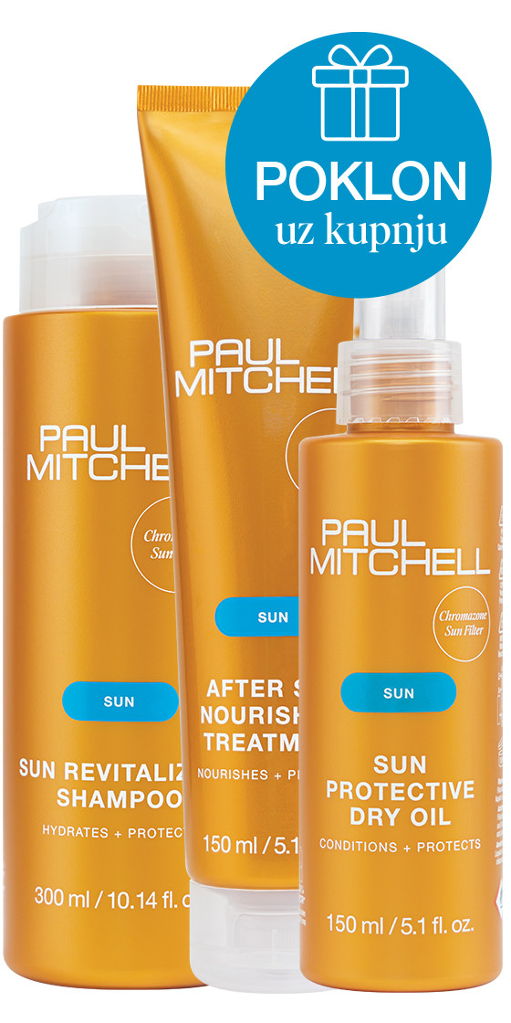 POKLON UZ KUPNJU SVA TRI PROIZVODA IZ PAUL MITCHELL SUN LINIJE