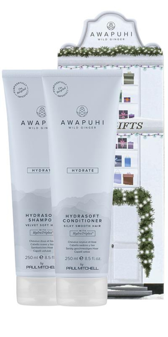 Komplet za navlažene in žametno mehke lase