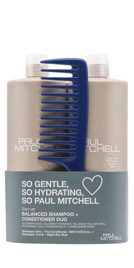 Šampon za nežno čiščenje las in balzam brez izpiranja