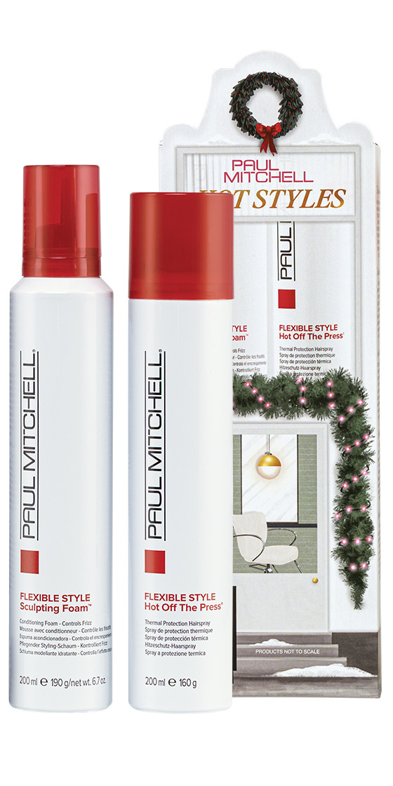 Komplet za termično zaščito in oblikovanje las