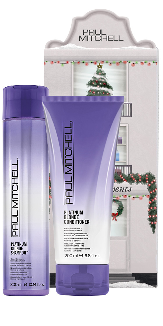 Komplet za poživitev in nego blond in sivih las