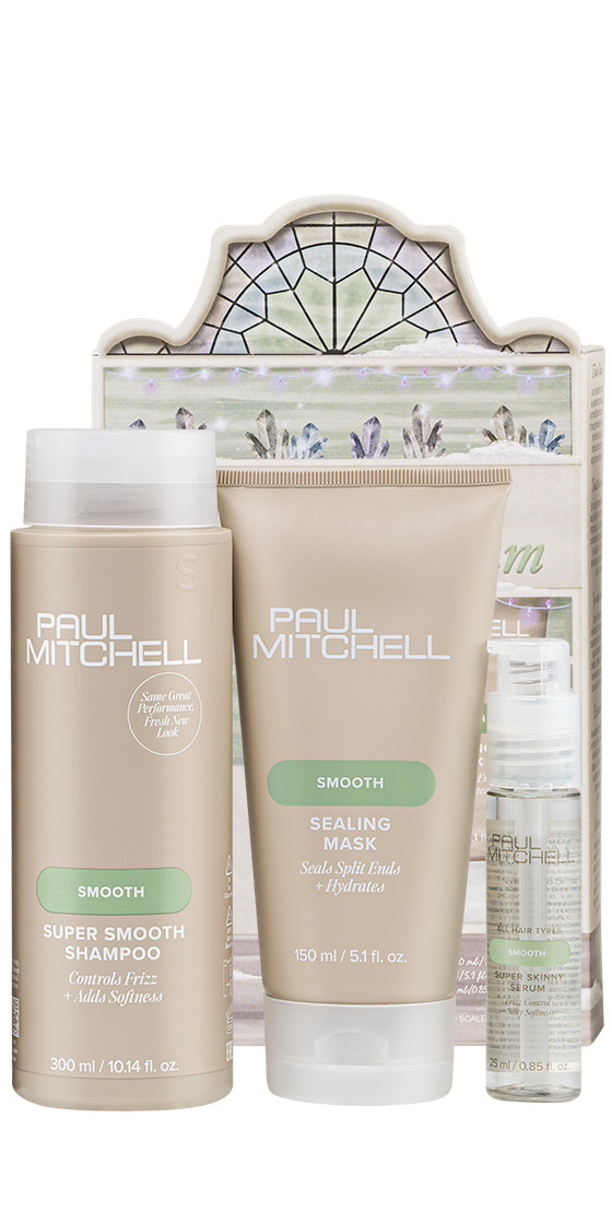 Komplet za glajenje in mehčanje las