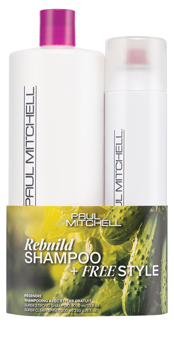 Komplet šampona za obnovo las in sprej za lase Paul Mitchell