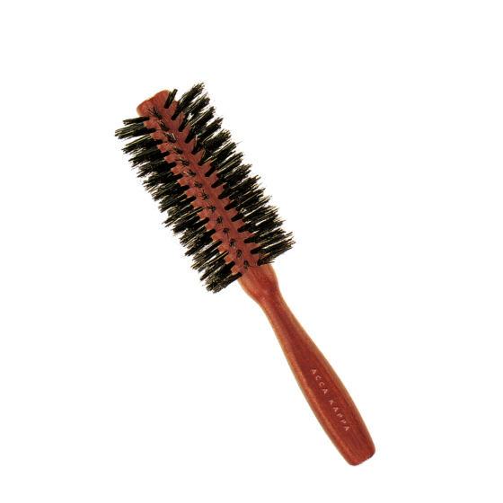 Okrogla lesena krtača, premer 55 mm