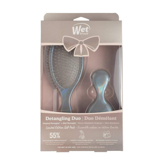 WetBrush Iridescence Detangling Duo – darilni set Original + Mini
