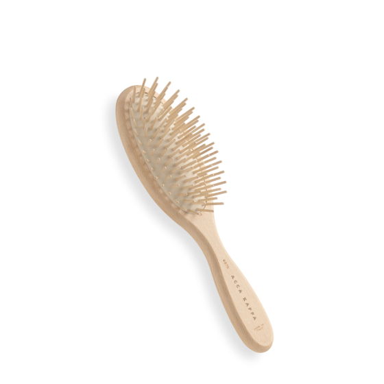 Ovalna krtača iz bukovega lesa