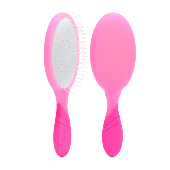 Profesionalna krtača za razpletanje las v neonsko rožnati barvi wet brush