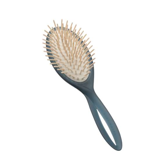 Ovalna krtača z daljšimi lesenimi ščetinami Acca Kappa Modra