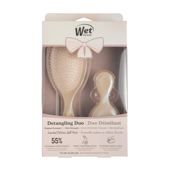 WetBrush Iridescence Detangling Duo – darilni set Original + Mini