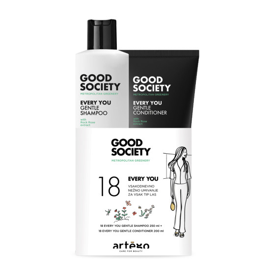 KOMPLET izdelkov ZA NEŽNO VSAKODNEVNO NEGO VSEH TIPOV LAS