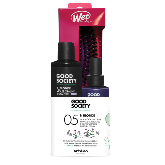 2+1 gratis! B Blonde komplet + Wet Brush krtača GRATIS